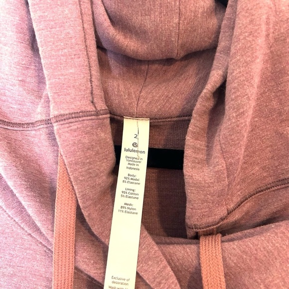 Lululemon Coast Easy Wrap- Heathered Misty Merlot- Size 2 - Picture 11 of 14